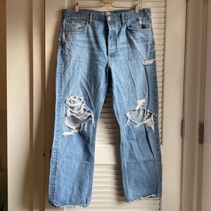 Agolde 90s Mid Rise Loose Jeans in Fall Out